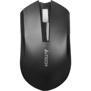 Mouse wireless cu acumulatori, A4tech G11-200N V-TRACK,1000dpi, optic, negru, Li-Ion rechargable battery, Metal feet, USB